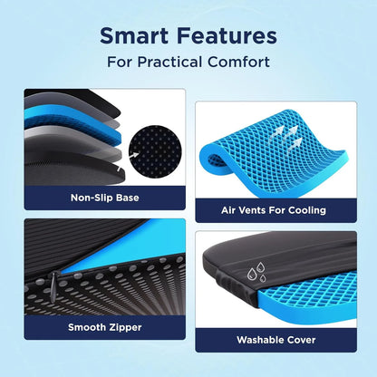 Ultra-Soft Gel Seat Cushion